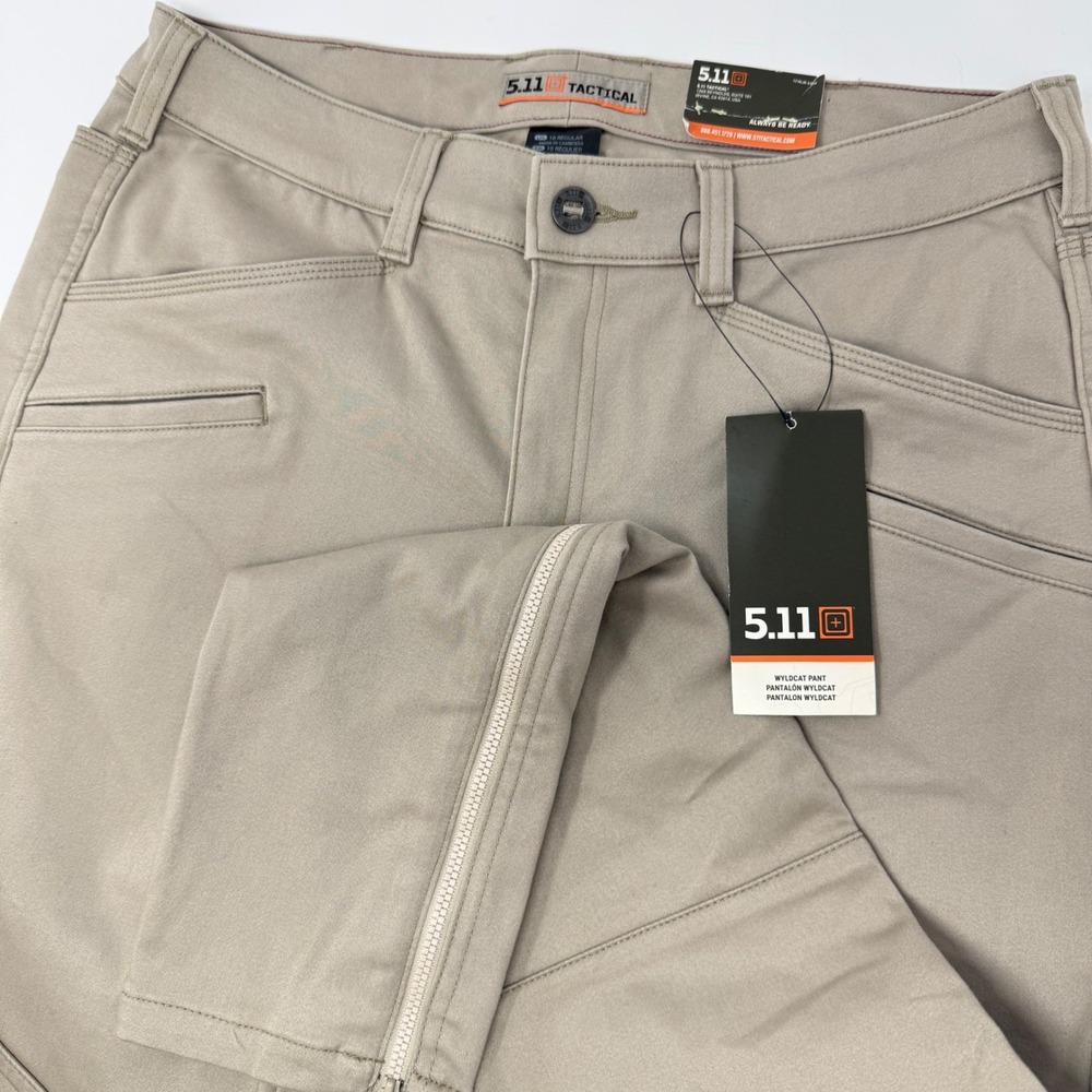 5.11 Tactical Wyldcat Pants Womens 10 Regular Skinny Fit Khaki Beige NEW